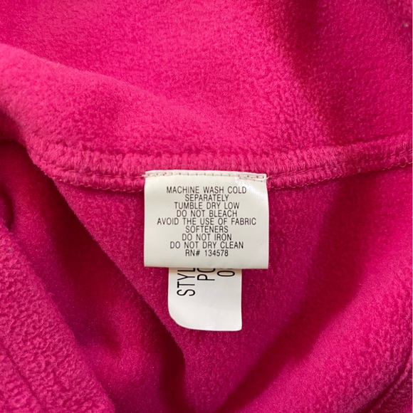 VINEYARD VINES FLEECE ZIP UP VEST PINK NAVY BLUE - Picture 11 of 12